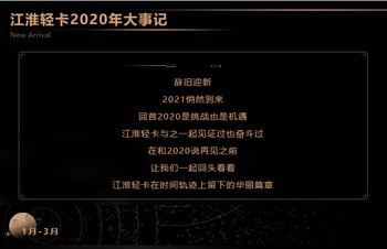 【有大事】歡迎檢閱！2020江淮輕卡大事記 